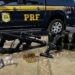 POLÍCIA RODOVIÁRIA FEDERAL apreende armas e munições em Vitória da Conquista.