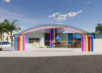 Eunápolis: Com obra de alto padrão, Creche Ayrton Senna está ganhando estrutura moderna e mais vagas