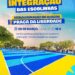 Com torneio de escolinhas de futebol, Prefeitura reinaugura quadra da Praça da Liberdade neste sábado