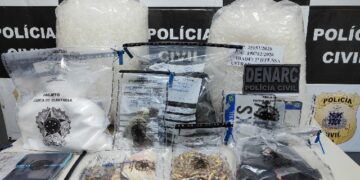 Homem é preso em flagrante por tráfico de drogas e posse ilegal de arma de fogo em Fazenda Coutos