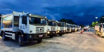 Prefeitura reforça limpeza pública com nova frota, caçambas e ampliação de equipes