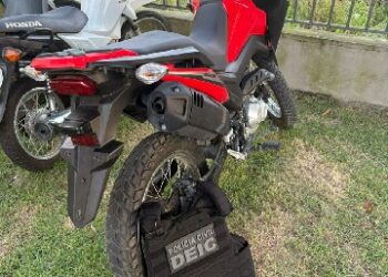 POLÍCIA CIVIL RECUPERA MOTOCICLETA ROUBADA EM EUNÁPOLIS