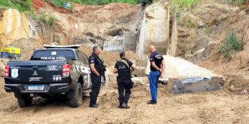 Operação Prometeu apreende maquinário avaliado em R$ 1 milhão em área de mineração investigada no sudoeste baiano