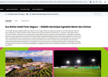 Porto Seguro está no radar da FIFA e pode integrar calendário internacional rumo à Copa do Mundo Feminina de 2027
