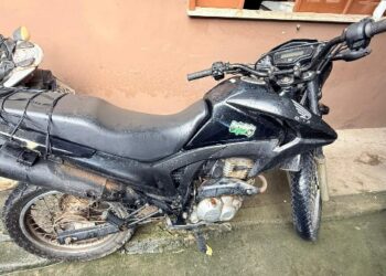 PMBA REALIZA APREENSÃO DE MOTOCICLETA ADULTERADA