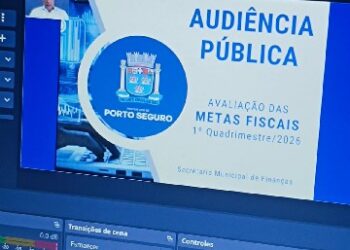 Prefeitura de Porto Seguro apresenta avaliação das metas fiscais do 1º quadrimestre de 2026 em audiência pública