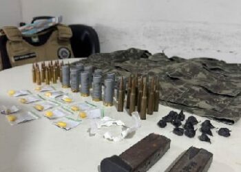 TIPO: APREENSÃO DE DROGAS SINTÉTICAS, COCAÍNA, MUNIÇÕES E ACESSÓRIOS BÉLICOS