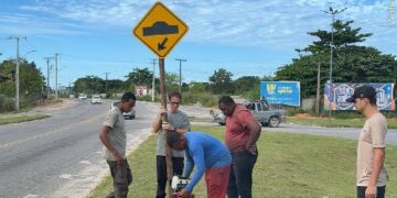 Prefeitura de Porto Seguro intensifica obras no semianel viário para reforçar segurança no trânsito