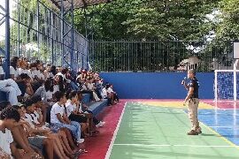 POLÍCIA CIVIL PARTICIPA DE PALESTRA SOBRE VIOLÊNCIA ESCOLAR EM COLÉGIO MUNICIPAL DE ARRAIAL D’AJUDA