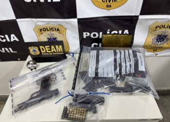 Polícia Civil apreende armas de fogo e munições em Feira de Santana