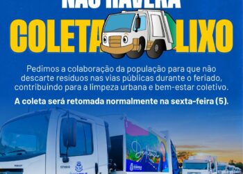 Prefeitura de Eunápolis informa que não haverá coleta de lixo no feriado de Corpus Christi