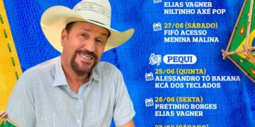 Prefeito Robério prorroga São João dos Bairros e anuncia Elias Wagner no Pequi e Juca Rosa nesta sexta-feira (26)