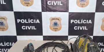 POLÍCIA CIVIL RECUPERA MÁQUINAS DE TRABALHO E ELUCIDA FURTO EM EUNÁPOLIS