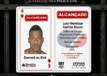Integrante do Baralho do Crime é preso após fazer companheira e filhos reféns em Lauro de Freitas