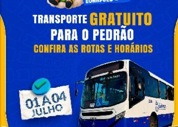 Prefeitura de Eunápolis libera ônibus de graça para o Pedrão 2026 com sete rotas especiais