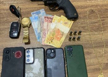 PMBA REALIZA PRISÃO EM FLAGRANTE POR PORTE ILEGAL DE ARMA DE FOGO