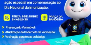 Prefeitura de Eunápolis realiza nesta terça-feira (9) mobilização pelo Dia Nacional da Imunização