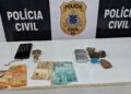 POLÍCIA CIVIL PRENDE EM FLAGRANTE TRAFICANTE DE DROGAS NA REGIÃO CENTRAL DE PORTO SEGURO.