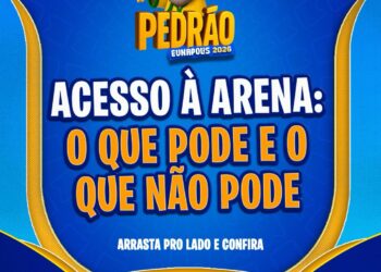 Prefeitura de Eunápolis orienta público sobre acesso ao Pedrão 2026