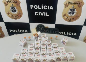 Polícia Civil apreende 124 ampolas de tirzepatida transportadas em condições inadequadas em Vitória da Conquista