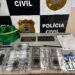 POLÍCIA CIVIL PRENDE CASAL, APREENDE DROGAS E MUNIÇÕES E RECUPERA MOTOCICLETA ADULTERADA DURANTE INVESTIGAÇÃO DE HOMICÍDIOS EM EUNÁPOLIS