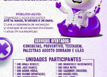 Prefeitura de Eunápolis realiza Dia D da Multivacinação com serviços de saúde neste sábado (22)