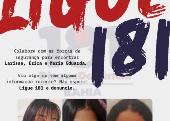 POLÍCIA CONTINUA BA BUSCA PELAS 3 MENORES DESAPARECIDAS
