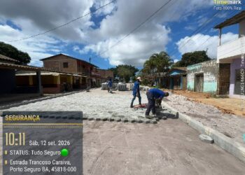 Pavimentação da Avenida Taípe avança e transforma principal acesso ao distrito de Itaporanga