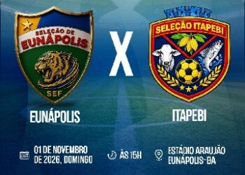 Eunápolis enfrenta Itapebi neste domingo (1º) pela Copa CONDESC, no Estádio Araujão
