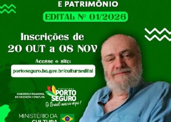 Porto Seguro abre inscrições para 6 editais da Política Nacional Aldir Blanc de Fomento à Cultura