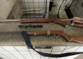 PMBA apreende duas armas de fogo em Teixeira de Freitas
