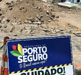Obras de revitalização do Centro de Porto Seguro seguem contemplando novas ruas
